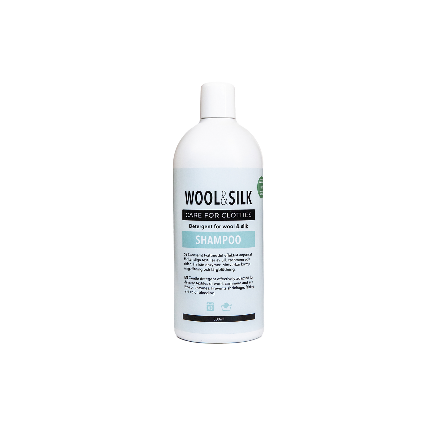 WOOL & SILK SHAMPOO - Detergent for wool, cashmere and silk