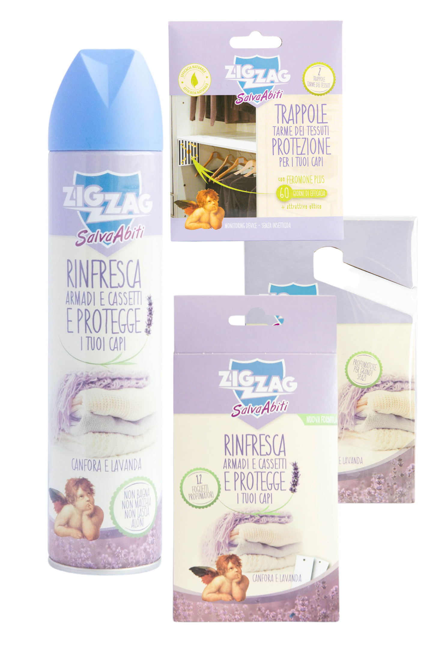MOTH PROTECTION kit - moth spray, moth traps and moth protection for wardrobe and drawers -