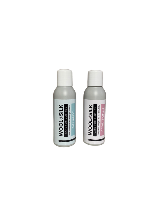 DELICATE DETERGENT FOR WOOL, CASHMERE AND SILK, TRAVEL KIT