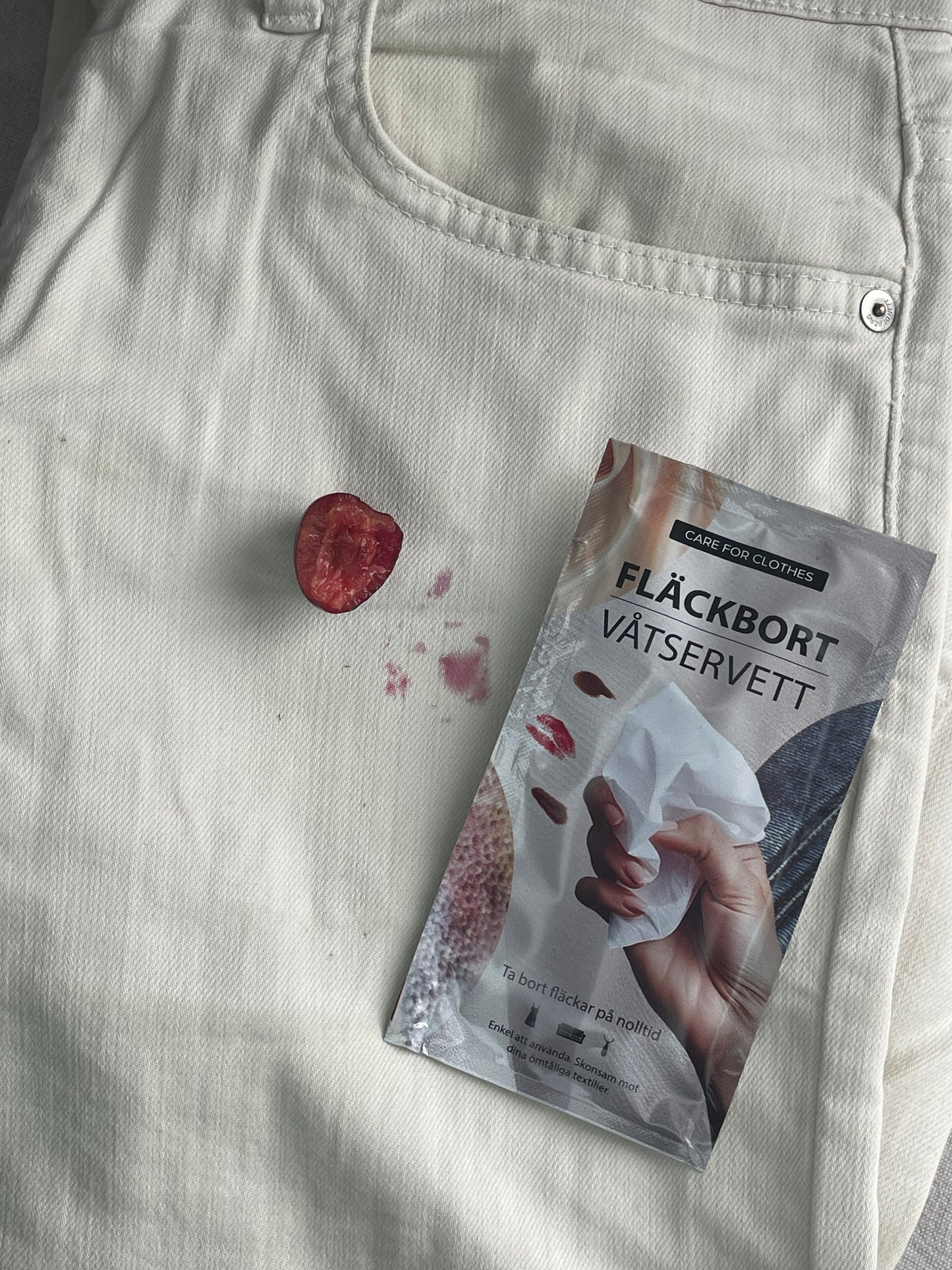 STAIN REMOVAL without washing - KIT+ clothes brush in book