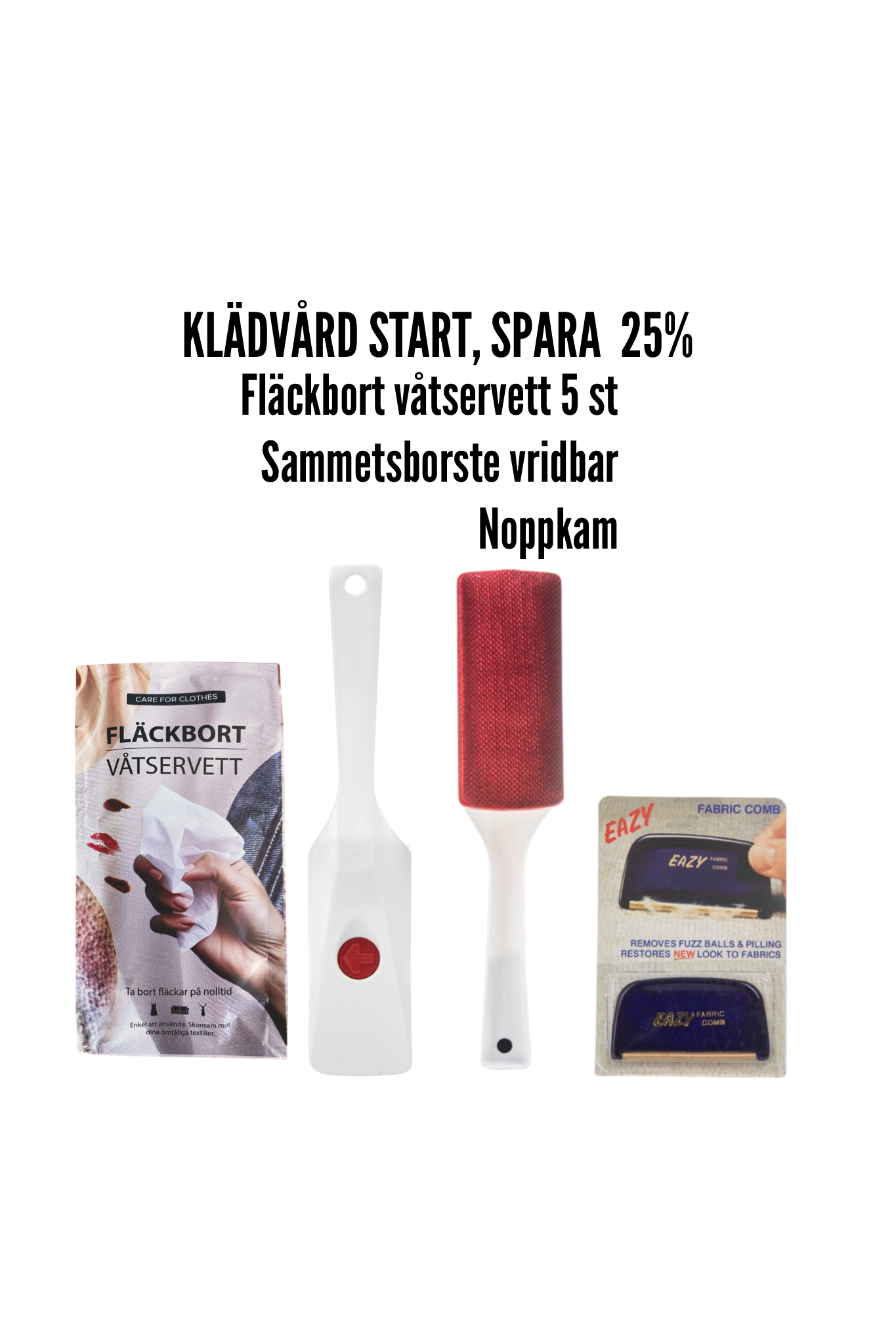CLOTHING CARE STARTER PACKAGE