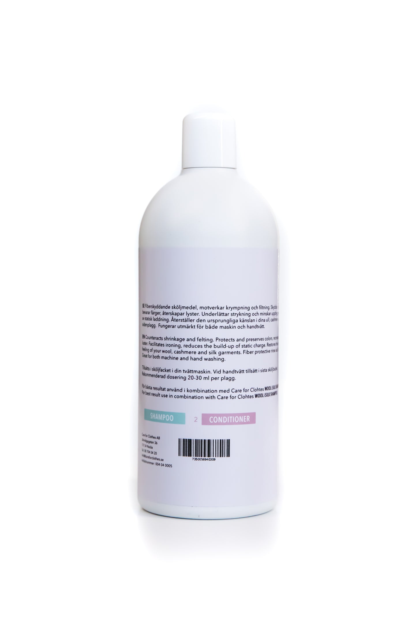 WOOL & SILK CONDITIONER ull, kashmir och siden finishingmedel