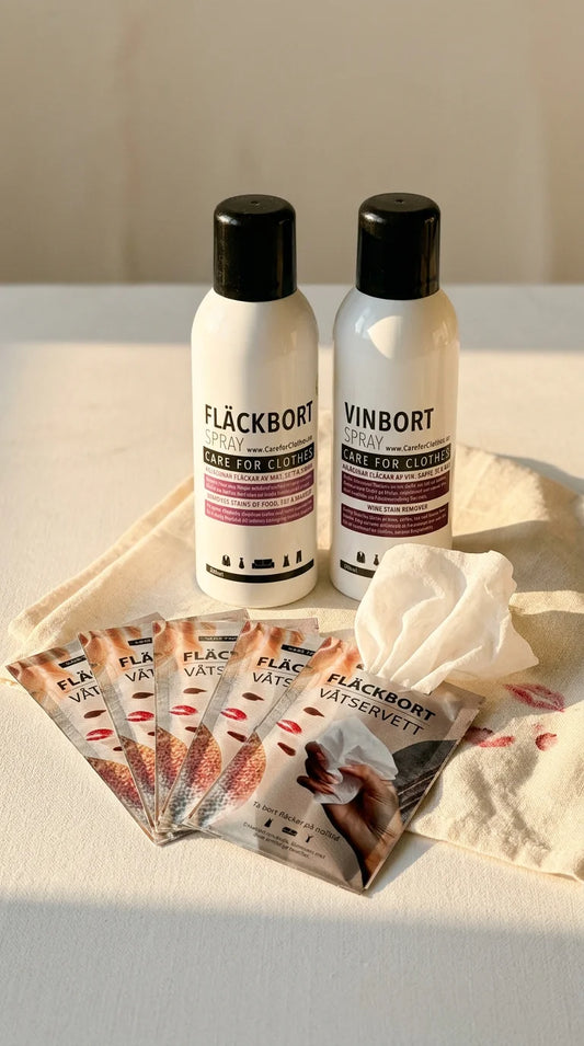 FLÄCKBORTTAGNING UTAN TVÄTT Fläckbort, Vinbort, Fläckbort Våtservett