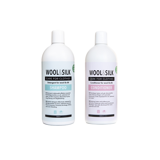 DETERGENT FOR WOOL, CASHMERE AND SILK - WOOL &amp; SILK SHAMPOO + CONDITIONER