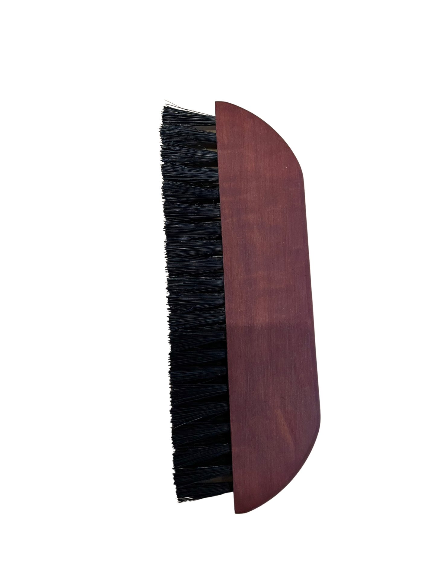 TEXTILE BRUSH POCKET MODEL in pear wood perfect to carry in your bag